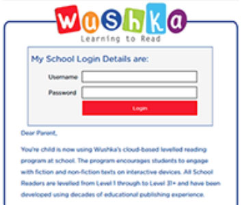 Student Log In Letter