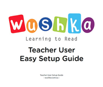 Teacher User Set Up Guide